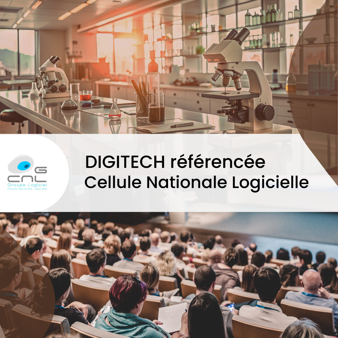 Digitech référencée par la Cellule Nationale Logicielle