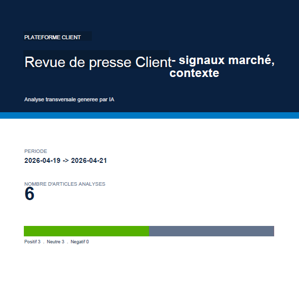 DINA automatise la génération de vos revues de presse